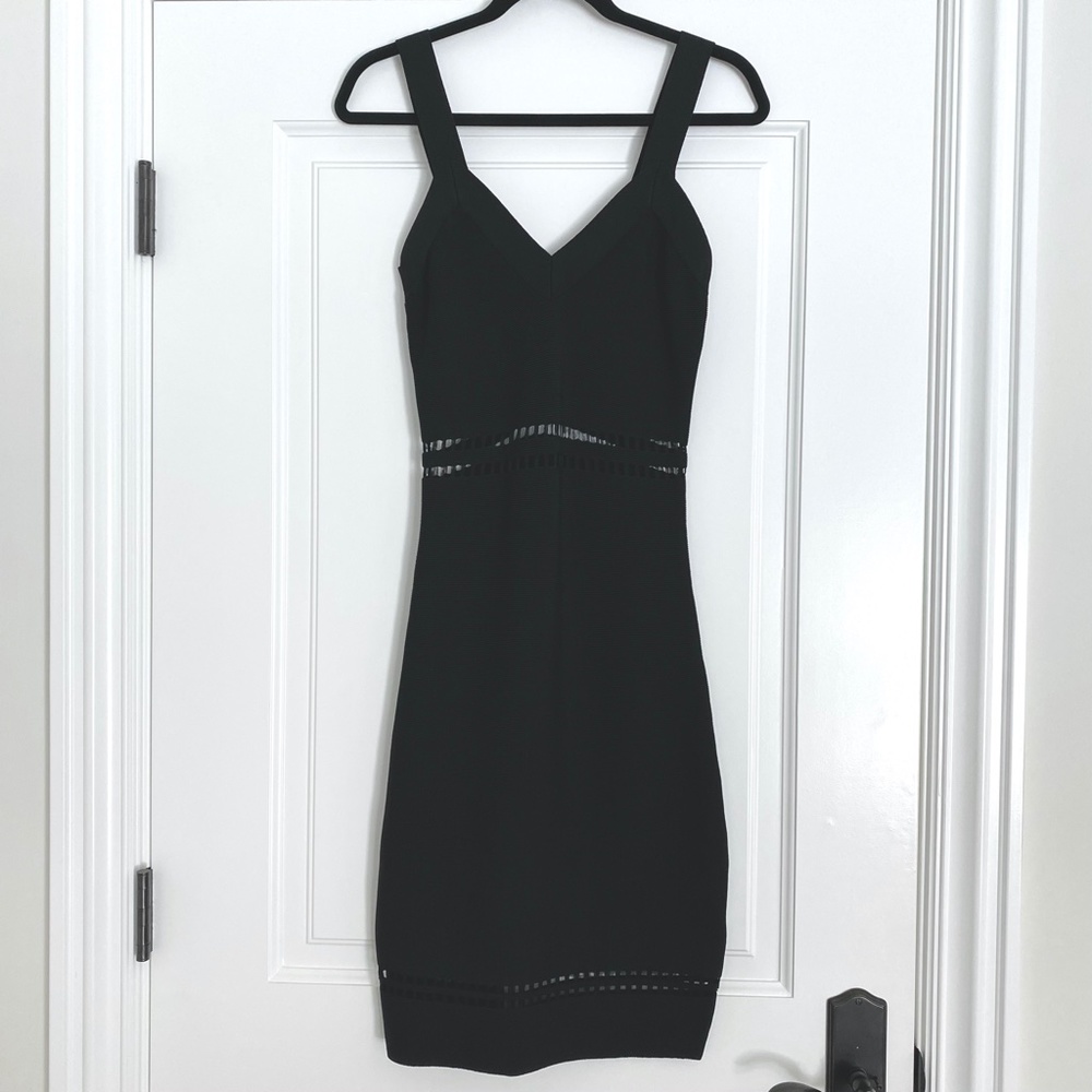 H&M Fine Knit Bodycon Black Dress - Small - Picture 2 of 7
